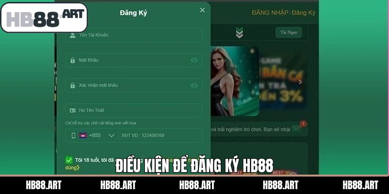 Điều kiện quan trọng khi thực hiện đăng ký HB88 