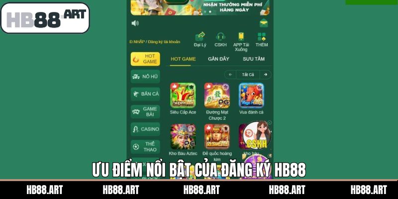 Lý do khiến người chơi nên đăng ký HB88 